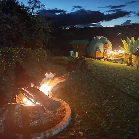 Villa Glamping - Domo el Frailejón con Jacuzzi Villapinzon Exterior foto