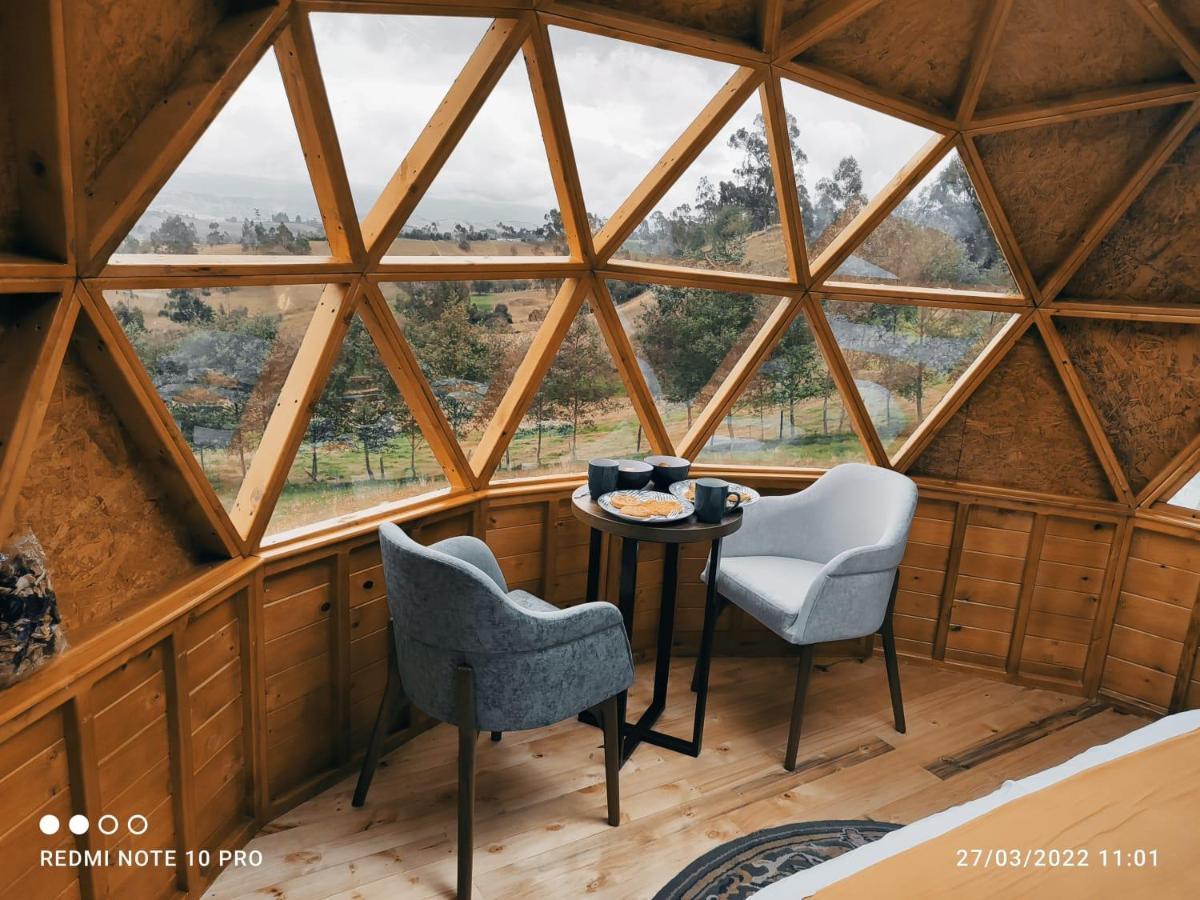 Villa Glamping - Domo el Frailejón con Jacuzzi Villapinzon Exterior foto